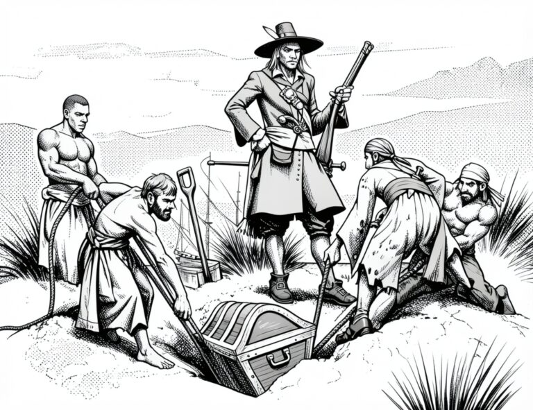 Located off the coast of Nova Scotia, Canada, Oak Island is said to hold buried treasure, with numerous failed attempts to uncover it