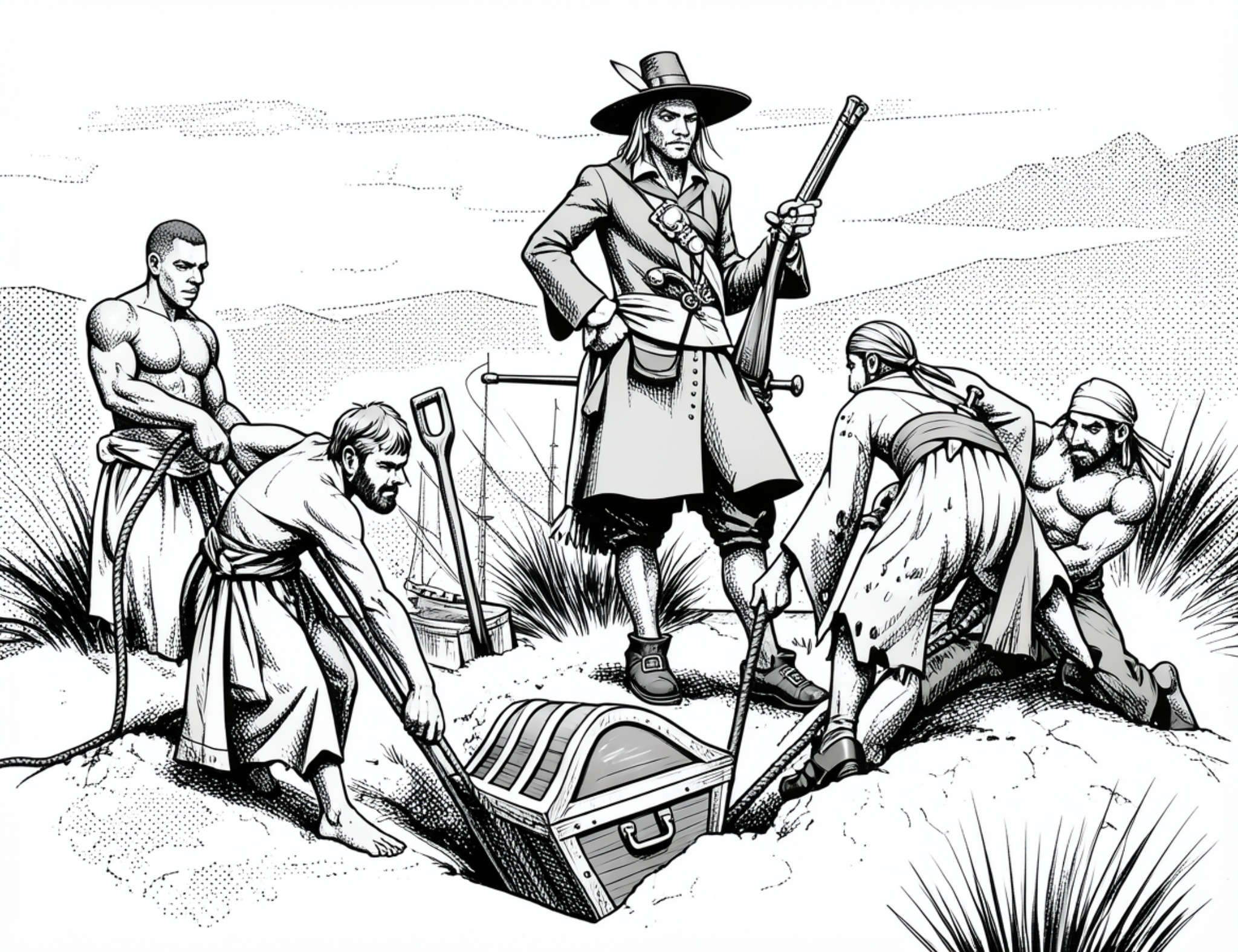 Located off the coast of Nova Scotia, Canada, Oak Island is said to hold buried treasure, with numerous failed attempts to uncover it