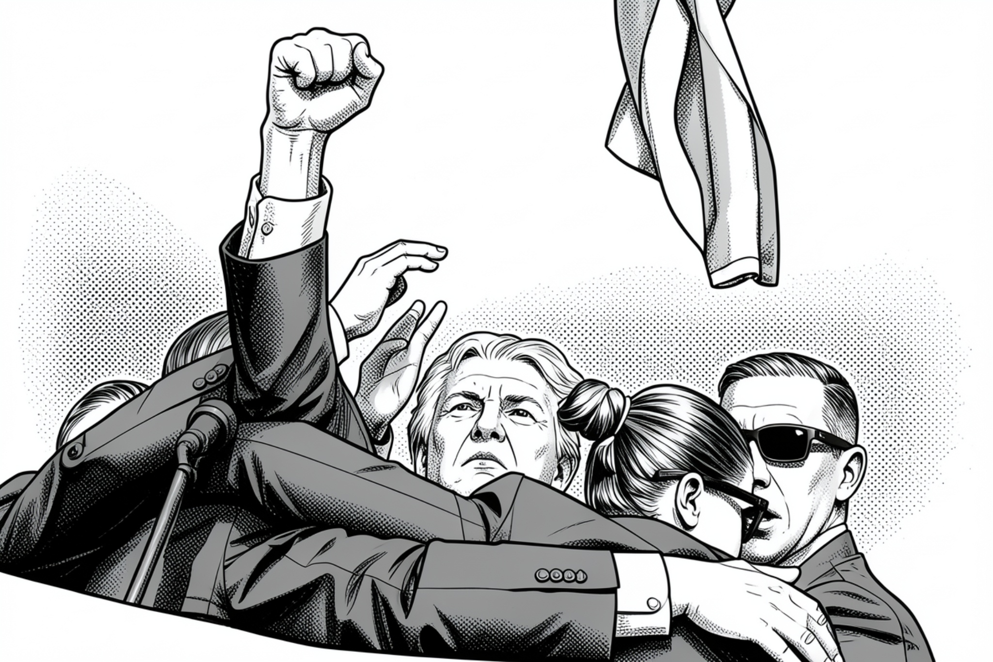 A wave of conspiracy theories spreads following the attempted assassination of President Trump, fueled by social media and misinformation.