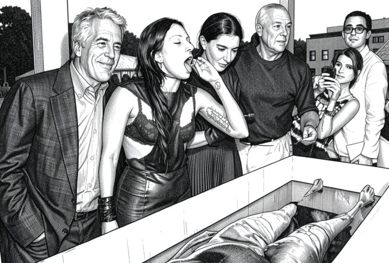 Abramović is a performance artist whose work, including a 1996 piece called "Spirit Cooking," often uses shocking imagery and instructions written in pigs' blood to explore bodily limits and spirituality
